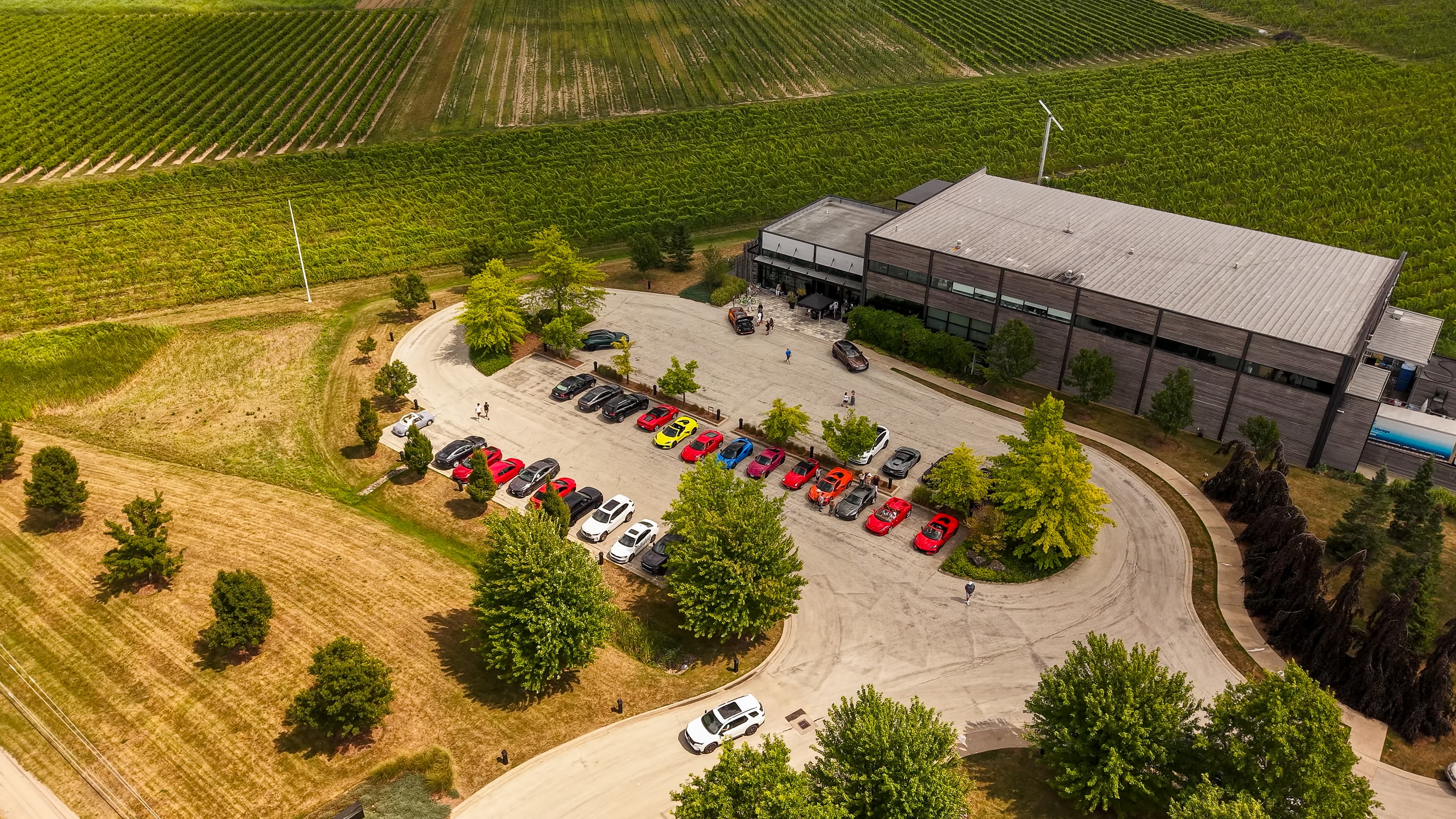 Aerial Winery View
